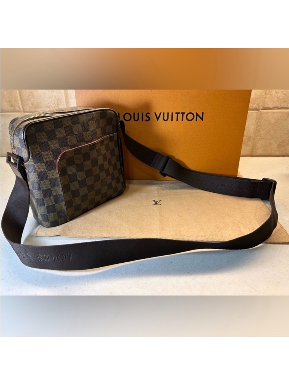 Louis Vuitton Brown Damier Crossbody Bag